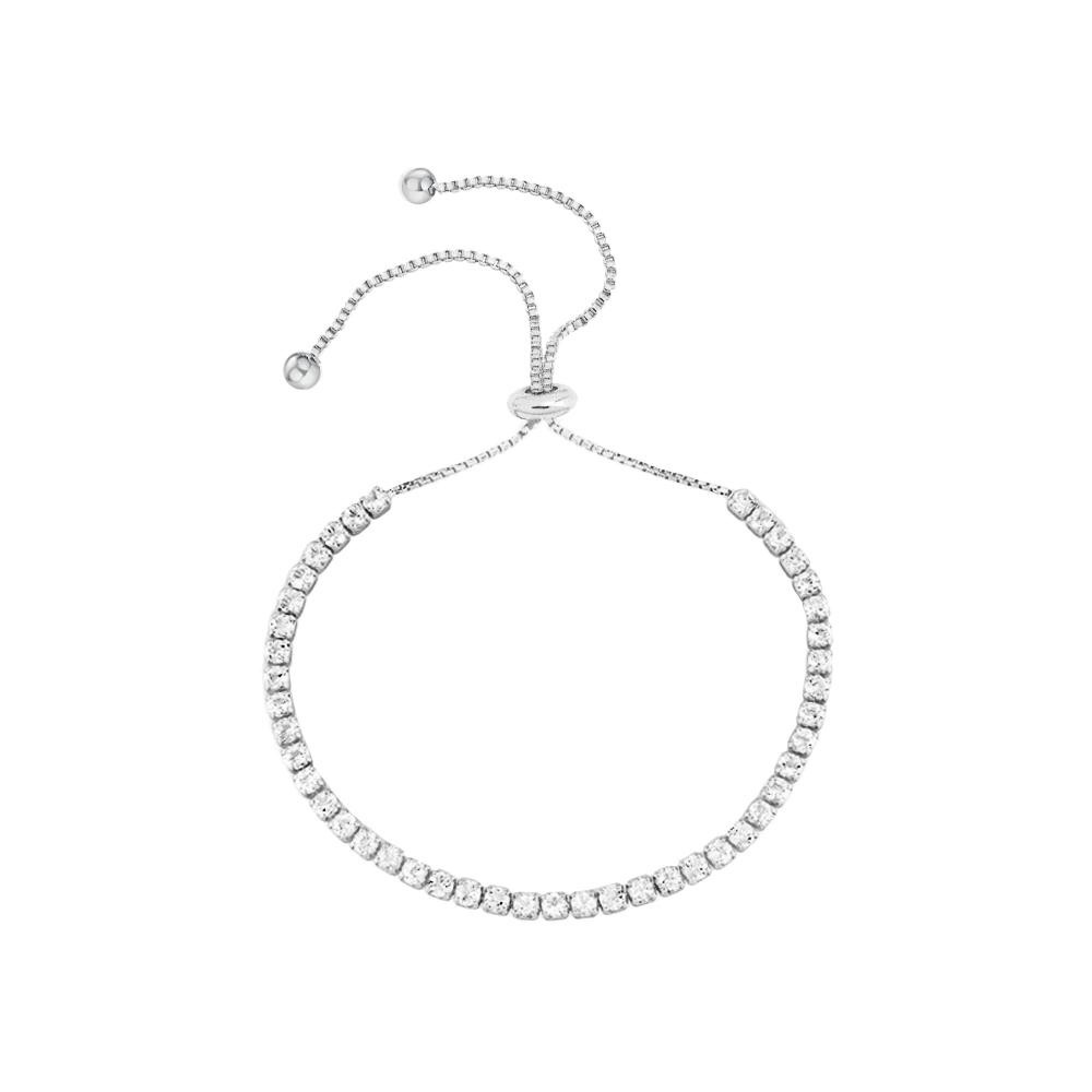 SAVVY CIE “CZ” Pull Tennis Bracelet